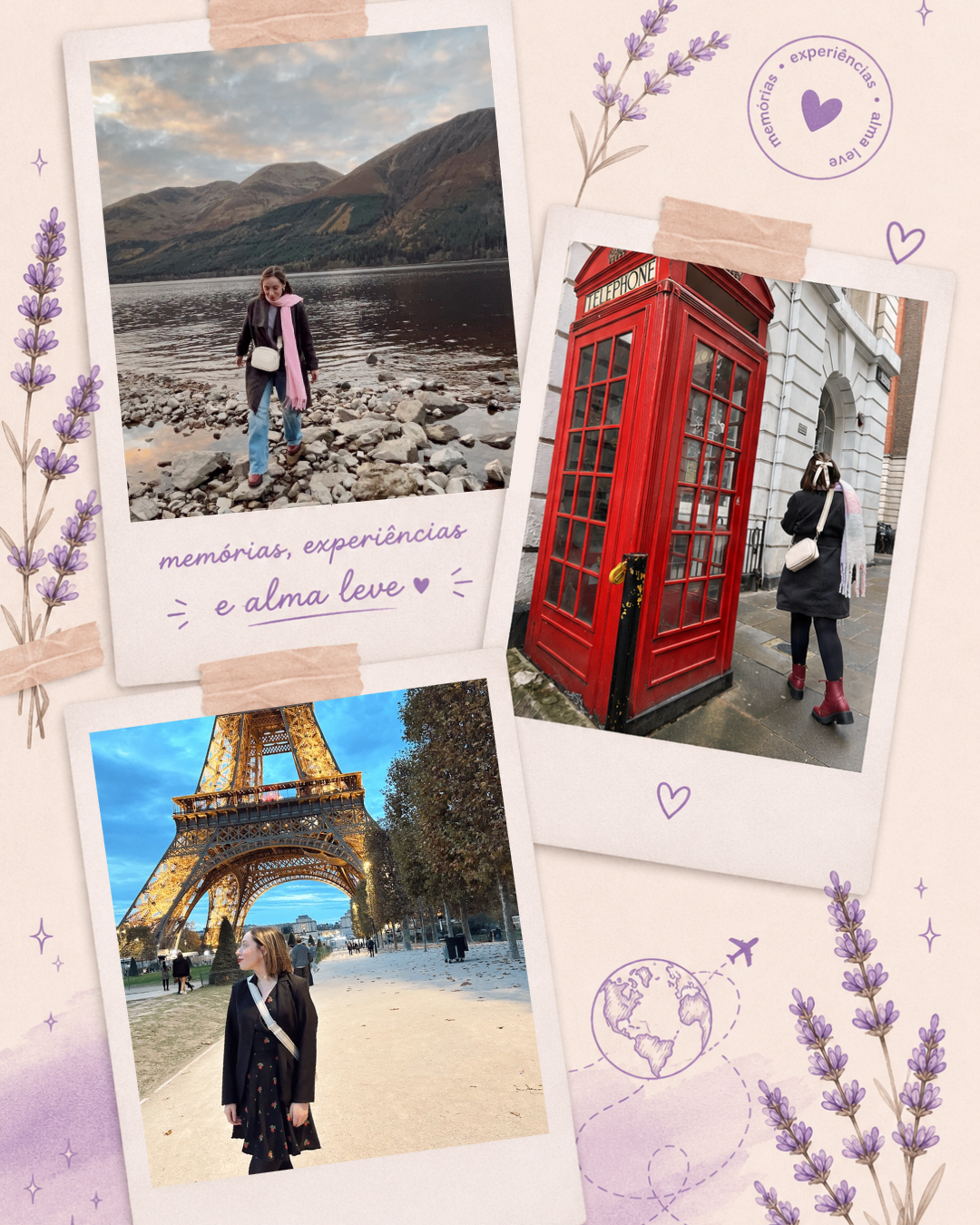 Memórias de viagem: Escócia, Londres e Paris